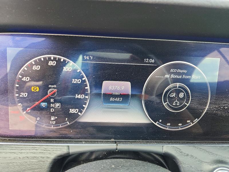 2020 Mercedes-benz E-klasse VIN W1K1K6HB6LF148684 COPART salvage auction — WATER/FLOOD, Tx - Salvage Title-Flood Damage, sold $11,900 on 2026-07-17 (photo 9)