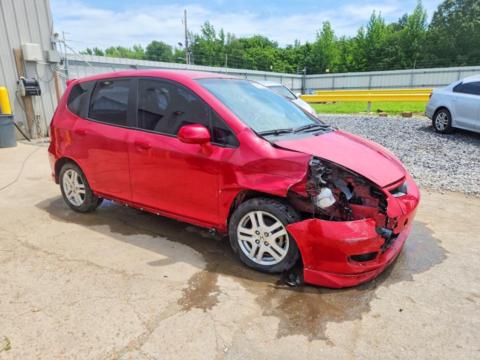 2008 Honda Fit VIN JHMGD38638S012803 COPART salvage auction — FRONT END, TN - SALVAGE CERTIFICATE, sold $450 on 2026-07-09 (photo 4)