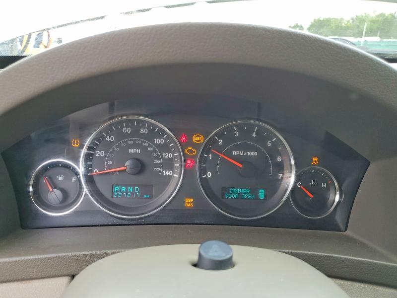 2007 Jeep Grand cherokee VIN 1J8GR48KX7C606148 COPART salvage auction — FRONT END, Co - Bill Of Sale-Parts Only, sold $500 on 2026-07-02 (photo 9)