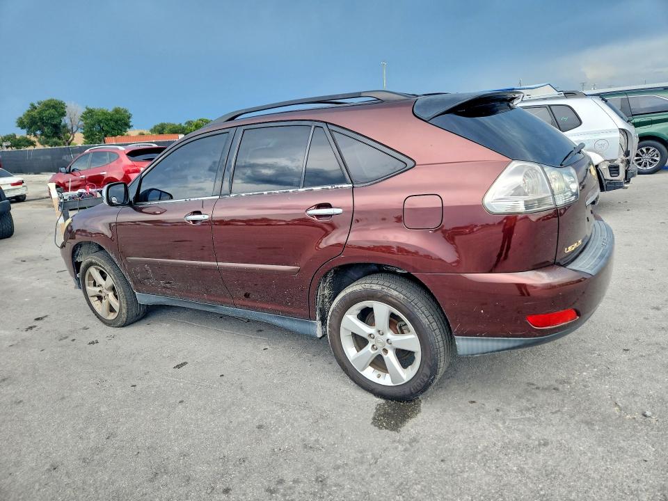 2008 Lexus Rx 350 VIN JTJHK31U082851051 COPART salvage auction — MECHANICAL, Fl - Cert Of Title-Rebuilt, sold $925 on 2026-07-07 (photo 2)