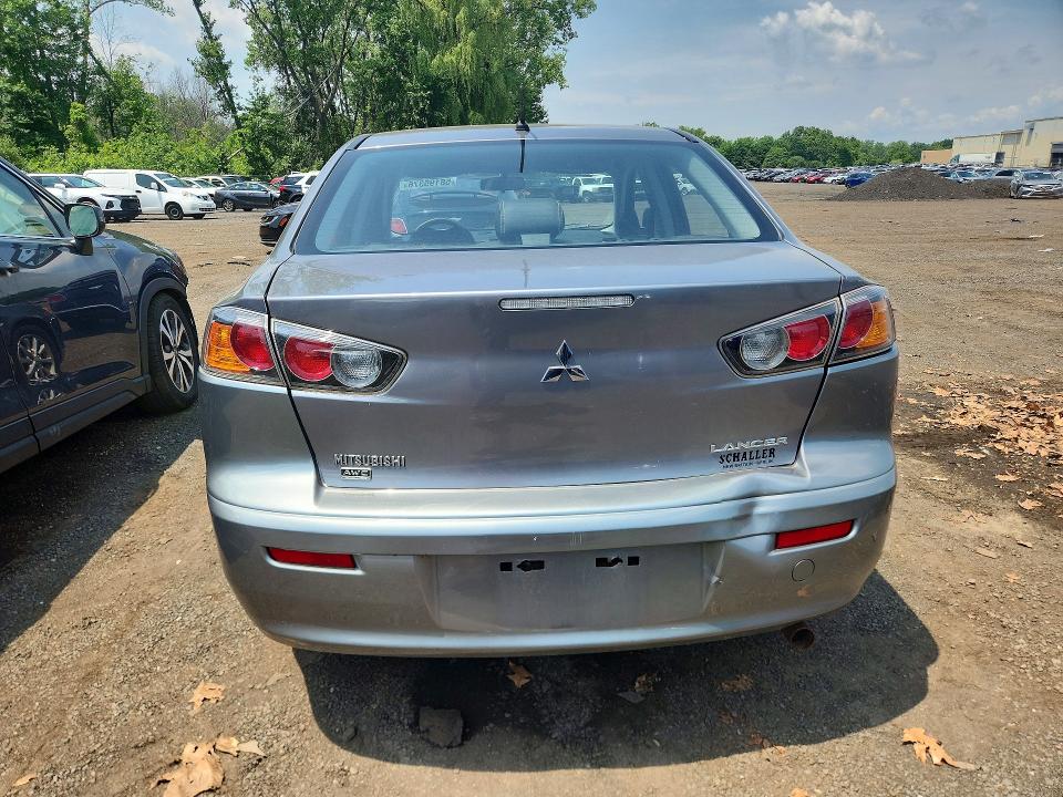 2012 Mitsubishi Lancer VIN JA32V2FW2CU021946 COPART salvage auction — REAR END, Ct - Certificate Of Title, sold $850 on 2026-07-17 (photo 6)