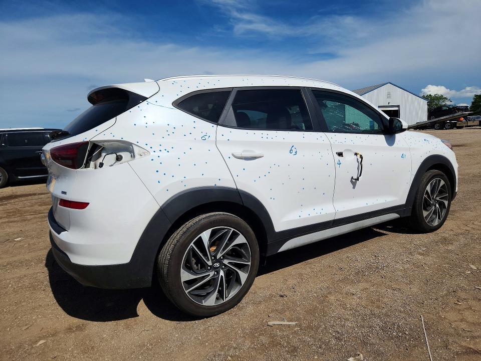 2019 Hyundai Tucson VIN KM8J3CALXKU019507 COPART salvage auction — HAIL, Oh - Cert Of Title-Salvage, sold $2,950 on 2026-07-16 (photo 3)