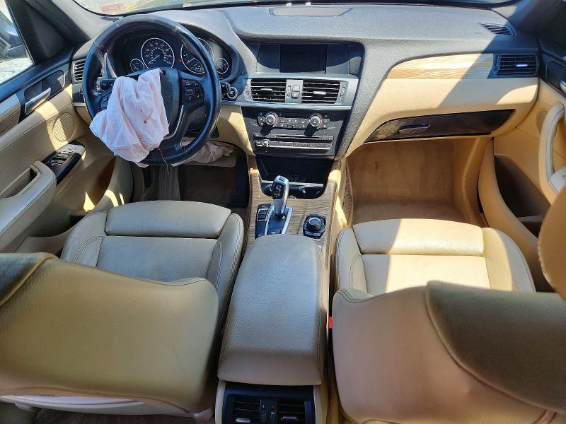 2013 BMW X3 VIN 5UXWX9C53D0D00012 COPART salvage auction — FRONT END, Md - Cert Of Salvage > 75% Damage, sold $550 on 2026-07-07 (photo 8)