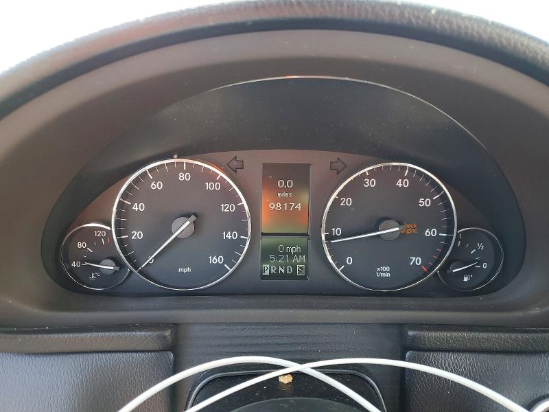 2007 Mercedes-benz C class VIN WDBRF52H17F854149 COPART salvage auction — MECHANICAL, Ca - Dis/Dlr/Exp Only Clean Title, sold $375 on 2026-07-08 (photo 9)