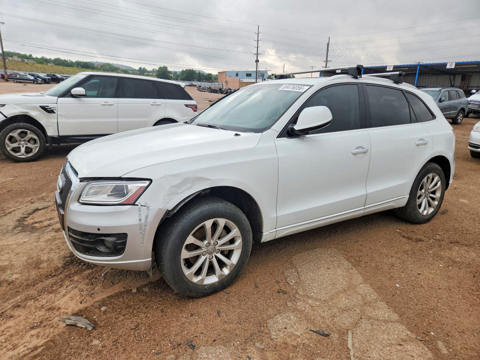 2015 Audi Q5 VIN WA1LFAFP1FA121185 COPART salvage auction — FRONT END, Co - Dis/Dlr/Exp Only Clean Title (P), sold $750 on 2026-07-13 (photo 1)