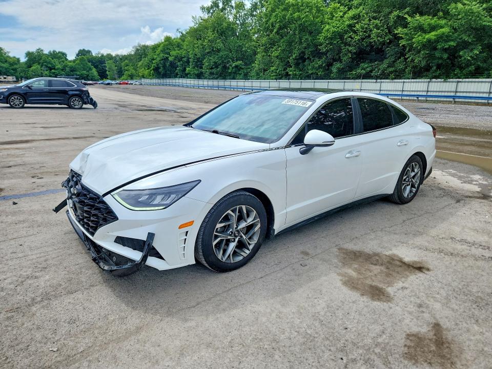 2022 Hyundai Sonata VIN KMHL14JA4NA226371 COPART salvage auction — FRONT END, Pa - Certificate Of Salvage, sold $7,600 on 2026-07-16 (photo 1)