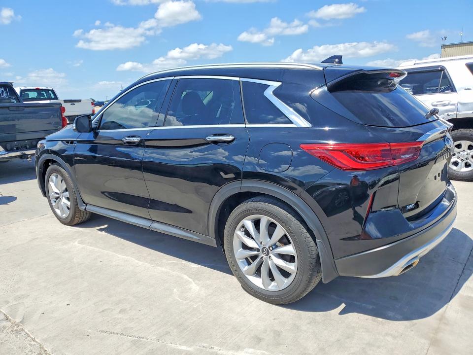 2021 Infiniti Qx50 VIN 3PCAJ5BB6MF108885 COPART salvage auction — FRONT END, TX - CERTIFICATE OF TITLE (P), sold $9,000 on 2026-07-27 (photo 2)