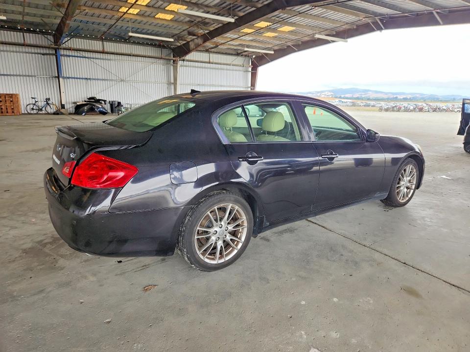 2012 Infiniti VIN JN1CV6AP0CM935984 COPART salvage auction — REAR END, Ca - Salvage Certificate, sold $950 on 2026-07-02 (photo 3)