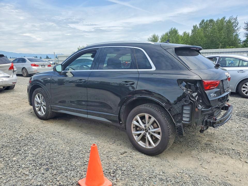 2025 Audi Q3 VIN WA1DECF3XS1088293 COPART salvage auction — REAR END, Wa - Bill Of Sale, sold $17,100 on 2026-07-06 (photo 2)