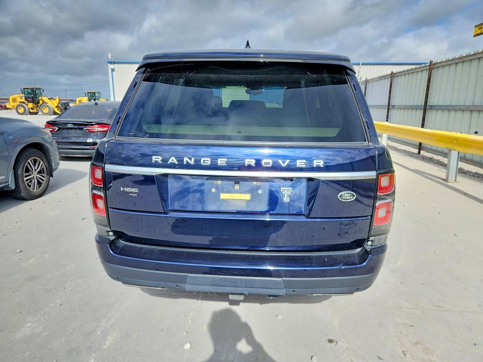 2021 Land rover RANGE ROVER VIN SALGS2RU0MA445776 COPART salvage auction — Front End, TX - CERTIFICATE OF TITLE, sold $11,700 on 2026-07-14 (photo 6)