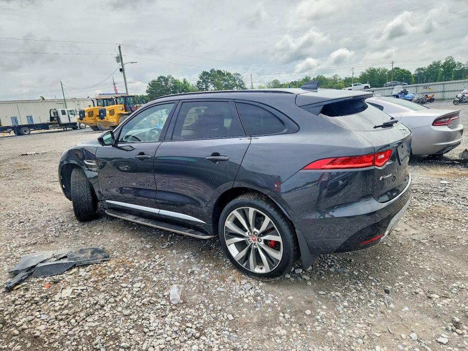 2017 Jaguar F-pace VIN SADCM2BV8HA889789 COPART salvage auction — FRONT END, AL - CERT OF TITLE-SALVAGE TITLE, sold $5,700 on 2026-07-30 (photo 2)