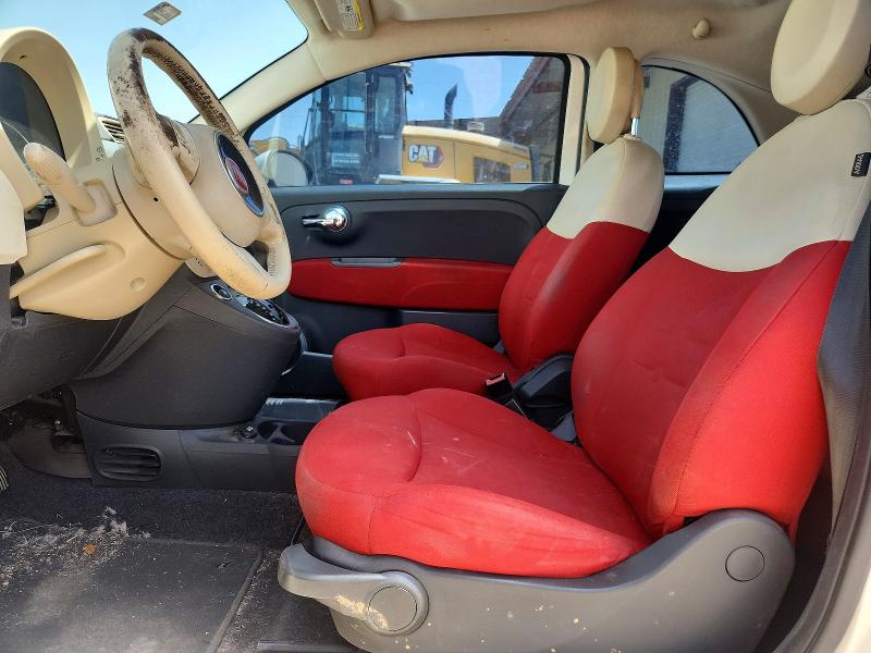 2013 Fiat 500 VIN 3C3CFFAR8DT575309 COPART salvage auction — FRONT END, Tx - Salvage Vehicle Title, sold $425 on 2026-08-05 (photo 7)