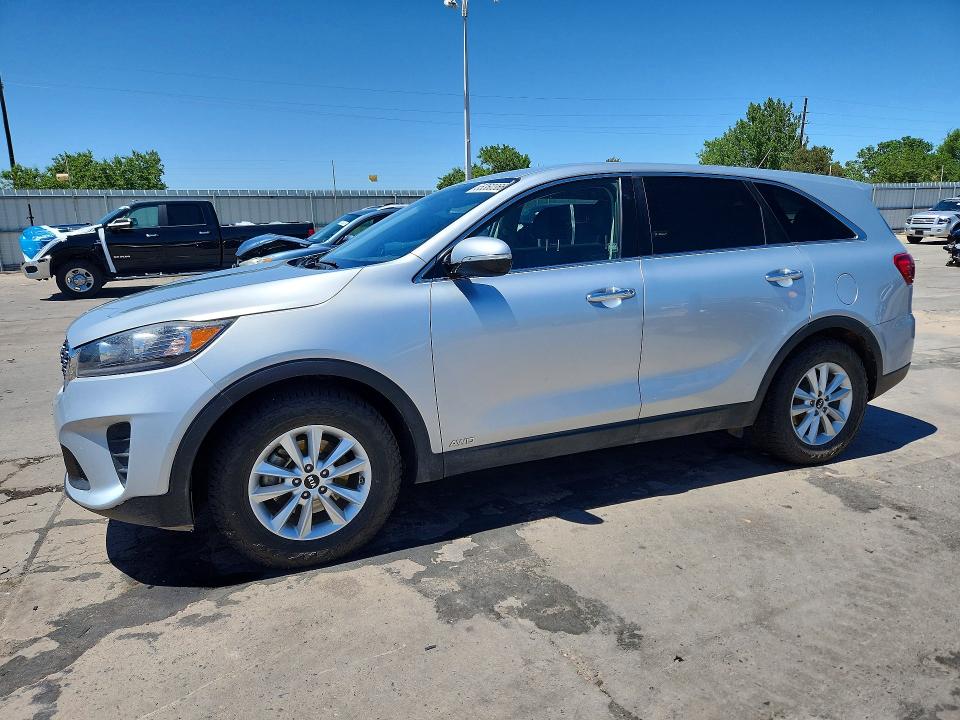 2019 Kia Sorento VIN 5XYPGDA56KG486094 COPART salvage auction — HAIL, Co - Certificate Of Title, sold $2,200 on 2026-07-06 (photo 1)