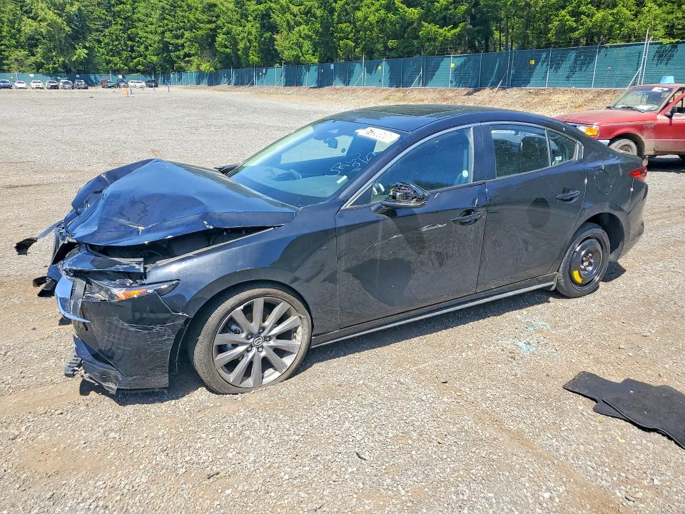 2025 Mazda 3 VIN 3MZBPACM6SM467705 COPART salvage auction — FRONT END, FL - CERT OF TITLE SLVG REBUILDABLE, sold $1,400 on 2026-08-03 (photo 1)