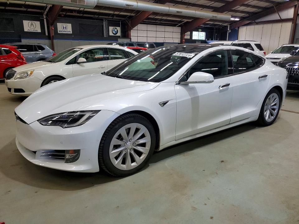 2018 Tesla Model s VIN 5YJSA1E25JF244333 COPART salvage auction — MINOR DENT/SCRATCHES, Ct - Certificate Of Title (P), sold $12,200 on 2026-07-30 (photo 1)
