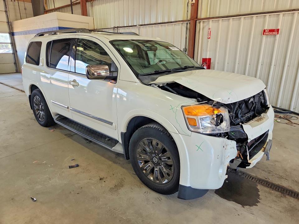 2015 Nissan Armada VIN 5N1BA0NEXFN613499 COPART salvage auction — FRONT END, Va - Cert Of Title - Salvage, sold $1,200 on 2026-07-02 (photo 4)