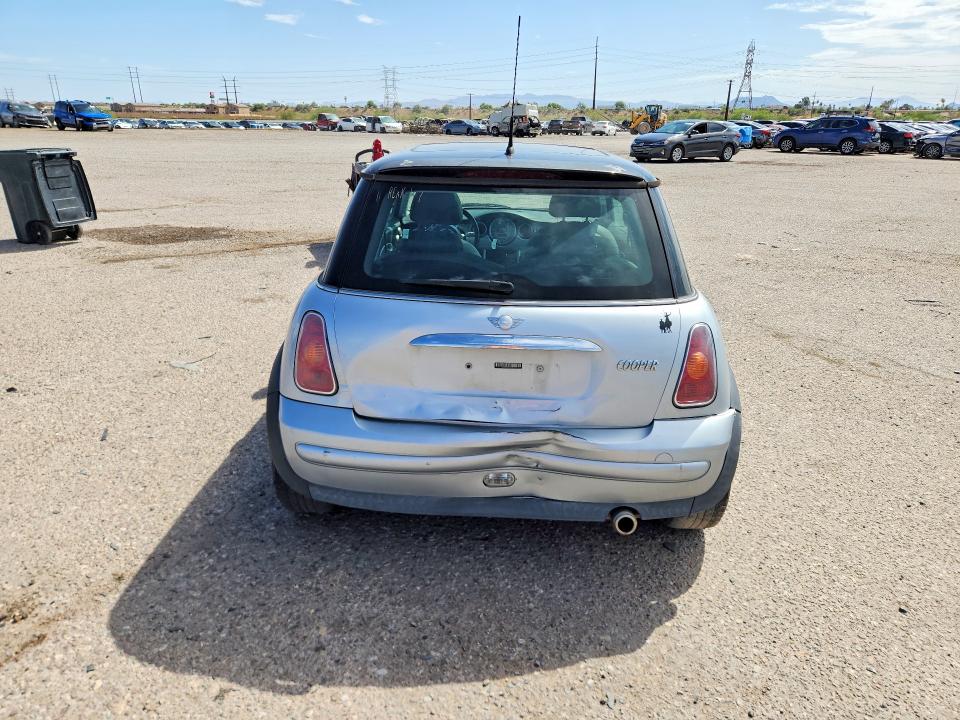 2003 Mini Cooper VIN WMWRC33423TE19873 COPART salvage auction — REAR END, Az - Cert Of Title-Restored Salvage, sold $475 on 2026-07-10 (photo 6)