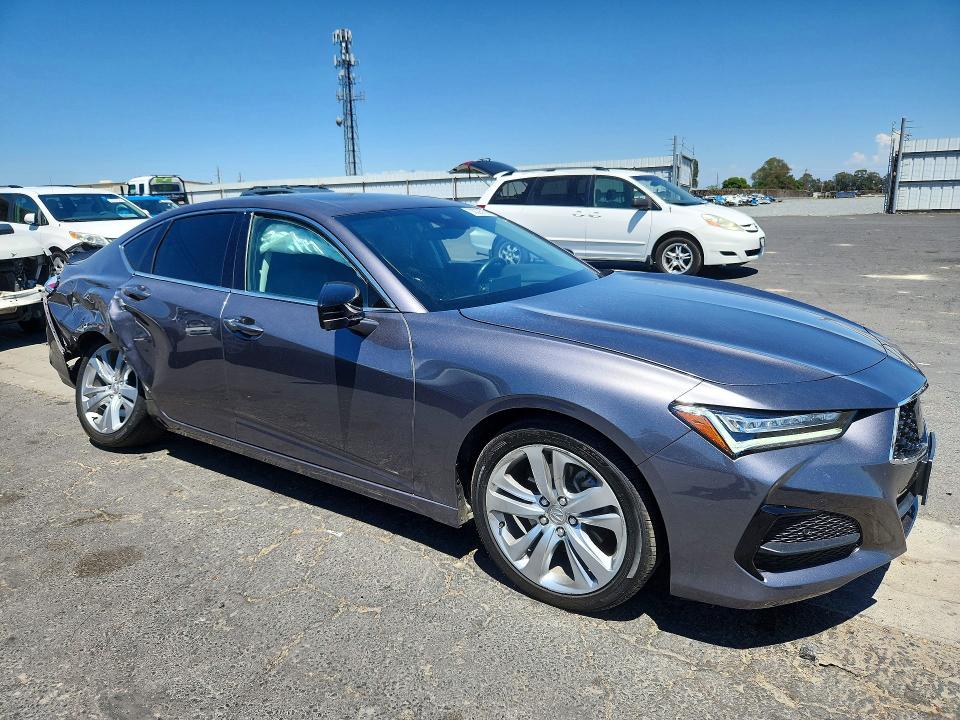 2021 Acura VIN 19UUB5F44MA005836 COPART salvage auction — REAR END, Ca - Salvage Certificate, sold $8,200 on 2026-07-09 (photo 4)