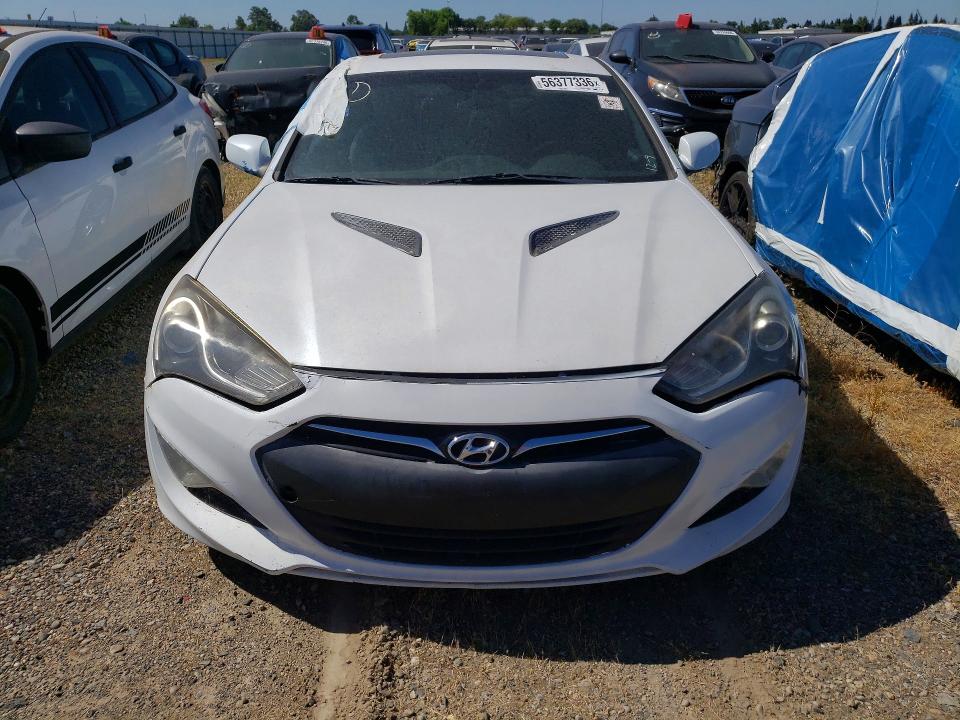 2014 Hyundai Genesis VIN KMHHT6KD4EU119985 COPART salvage auction — FRONT END, Ca - Dis/Dlr/Exp Only Lien Papers, sold $475 on 2026-07-28 (photo 5)