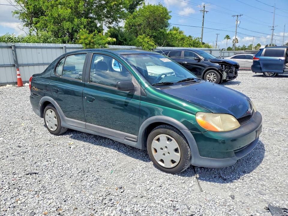 2001 Toyota Echo VIN JTDBT123X10158392 COPART salvage auction — SIDE, Fl - Cert Of Title Slvg Rebuildable, sold $725 on 2026-07-06 (photo 4)