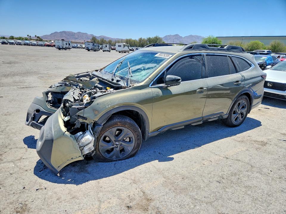 2021 Subaru Outback VIN 4S4BTGJD8M3120784 COPART salvage auction — FRONT END, Nv - Salvage Title (P), sold $2,400 on 2026-07-02 (photo 1)
