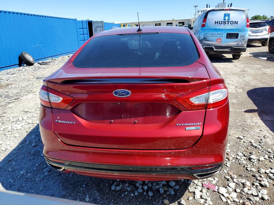 2015 Ford Fusion VIN 3FA6P0D94FR168365 COPART salvage auction — MECHANICAL, In - Certificate Of Title, sold $375 on 2026-07-02 (photo 6)