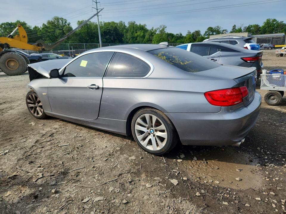 2012 BMW 3er VIN WBAKE3C59CE770365 COPART salvage auction — FRONT END, Md - Cert Of Salvage > 75% Damage, sold $400 on 2026-07-17 (photo 2)