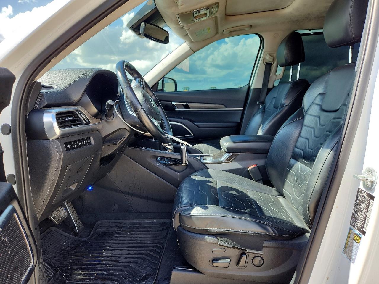 2020 Kia Telluride VIN 5XYP5DHCXLG071713 COPART salvage auction — Front End, TX - SALVAGE VEHICLE TITLE, sold $6,300 on 2026-07-09 (photo 7)