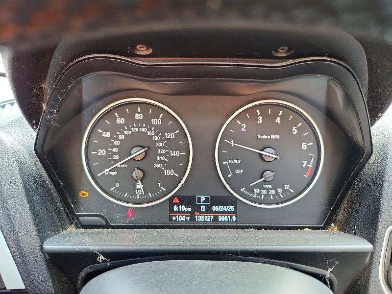 2015 BMW 2er VIN WBA1F5C58FV257391 COPART salvage auction — FRONT END, TX - SALVAGE VEHICLE TITLE, sold $1,150 on 2026-07-31 (photo 9)