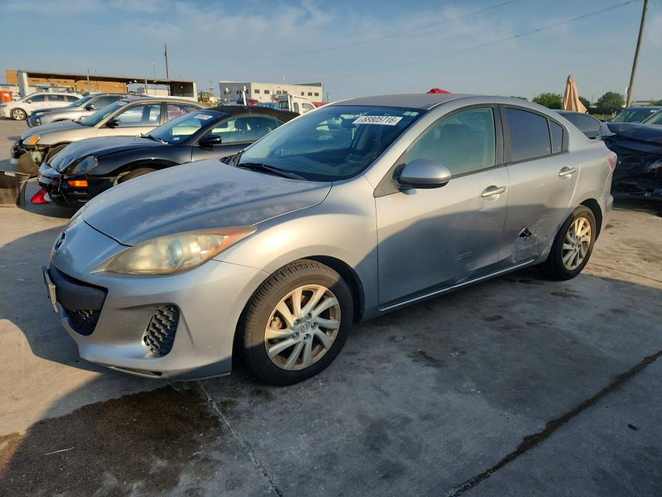 2012 Mazda 3 VIN JM1BL1V73C1677828 COPART salvage auction — SIDE, Tx - Salvage Vehicle Title, sold $275 on 2026-07-09 (photo 1)