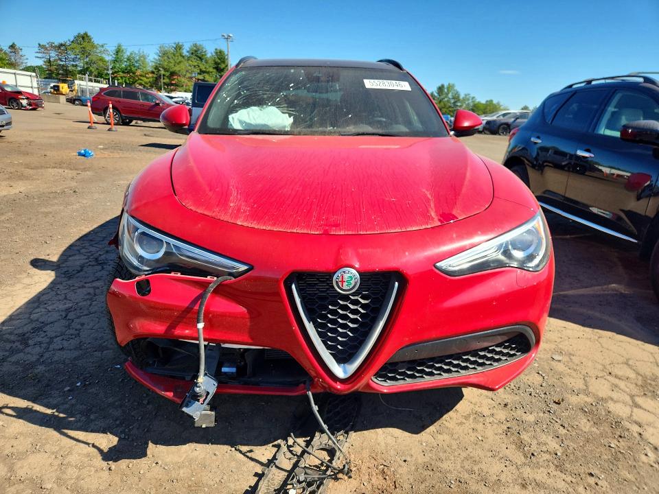 2023 Alfa romeo Stelvio VIN ZASPAKBN3P7D50537 COPART salvage auction — FRONT END, Ct - Cert Of Title-Salvage, sold $5,400 on 2026-07-17 (photo 5)
