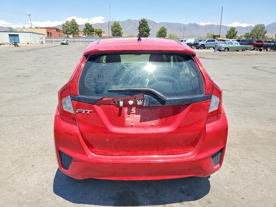 2016 Honda Fit VIN JHMGK5H53GX010401 COPART salvage auction — SIDE, TX - SALVAGE VEHICLE TITLE (P), sold $800 on 2026-07-17 (photo 6)
