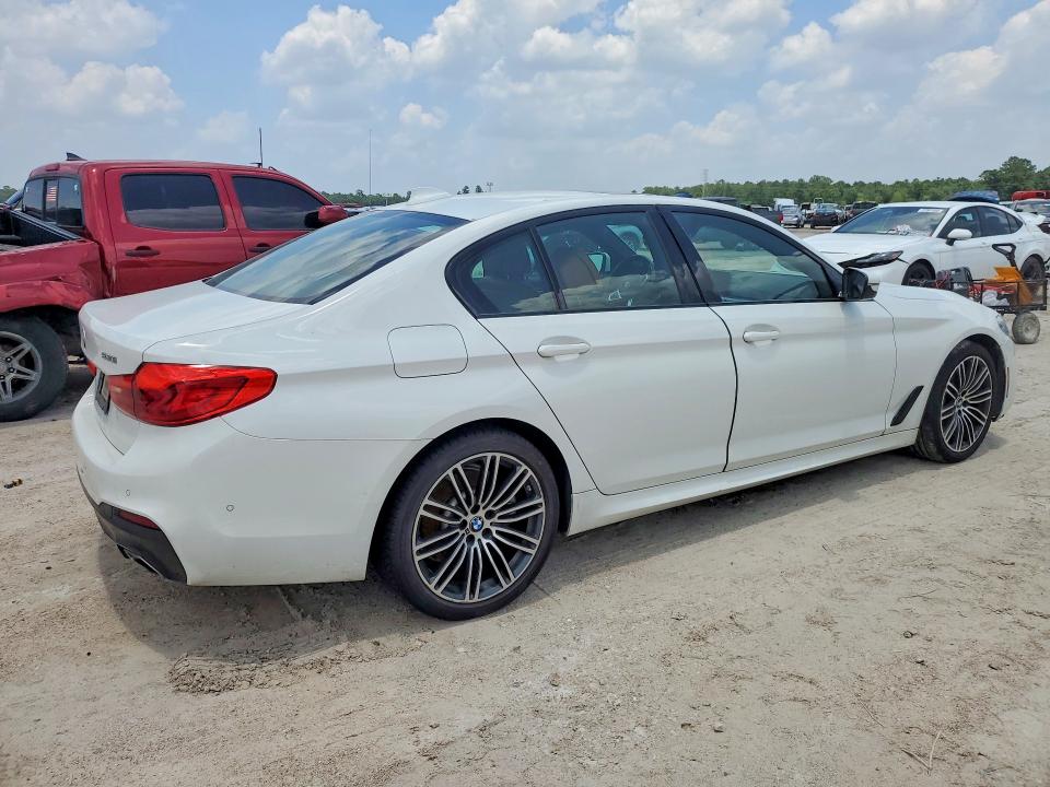 2020 BMW 5er VIN WBAJR3C07LCD55337 COPART salvage auction — WATER/FLOOD, Tx - Salvage Title-Flood Damage, sold $10,400 on 2026-07-07 (photo 3)