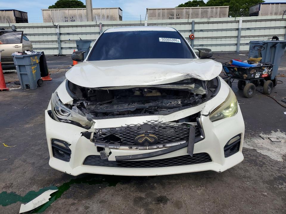 2017 Infiniti VIN JN1FV7AP5HM850925 COPART salvage auction — FRONT END, Fl - Cert Of Title Slvg Rebuildable, sold $2,100 on 2026-07-08 (photo 5)