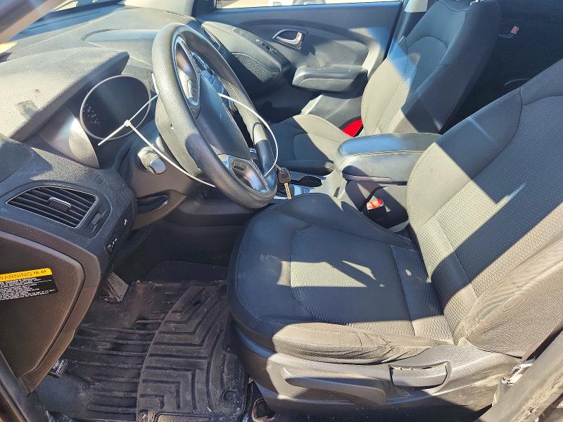 2014 Hyundai Tucson VIN KM8JT3AF9EU863570 COPART salvage auction — FRONT END, Qc - Gravement Accidente, sold $625 on 2026-07-21 (photo 7)