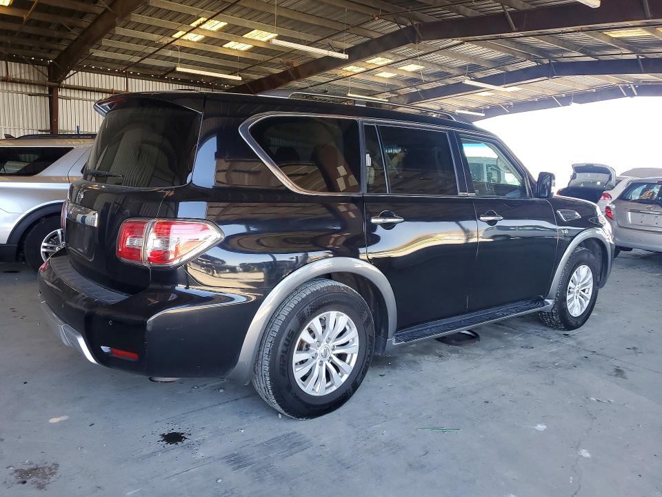 2017 Nissan Armada VIN JN8AY2NDXH9006176 COPART salvage auction — SIDE, CA - SALVAGE CERTIFICATE, sold $1,600 on 2026-07-16 (photo 3)