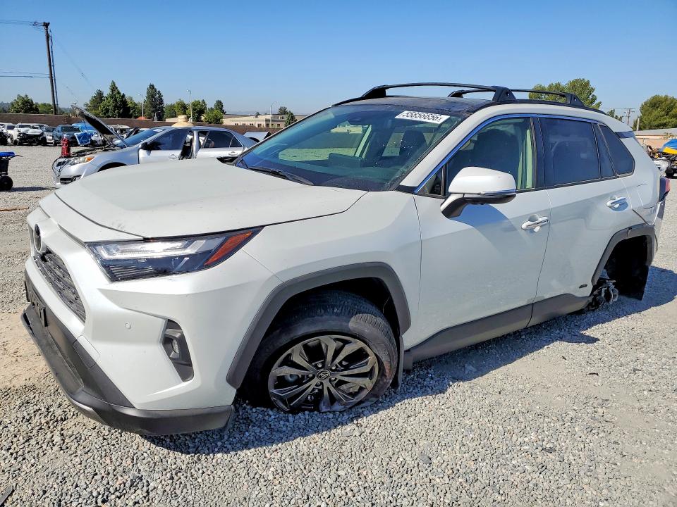 2025 Toyota Rav 4 VIN JTMD6RFVXSJ078287 COPART salvage auction — REAR END, Ca - Salvage Certificate, sold $22,100 on 2026-07-08 (photo 1)