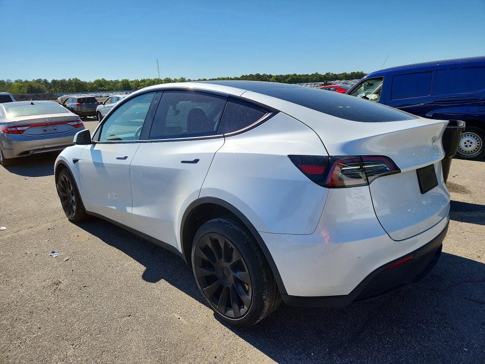 2023 Tesla Model y VIN 7SAYGDEE8PA078922 COPART salvage auction — FRONT END, Ny - Mv-907A Salvage Certificate, sold $11,900 on 2026-07-08 (photo 2)