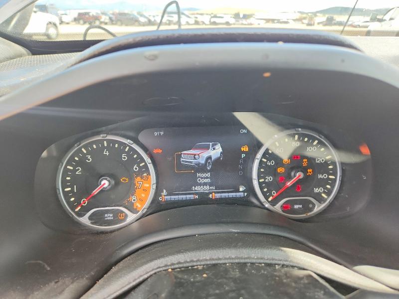 2018 Jeep Renegade VIN ZACCJBCB8JPG72886 COPART salvage auction — MECHANICAL, WV - CERTIFICATE OF TITLE, sold $400 on 2026-07-28 (photo 9)
