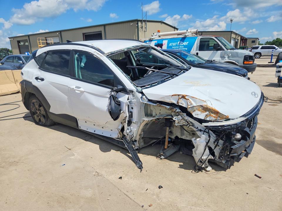 2026 Hyundai Kona VIN KM8HF3AB1TU385631 COPART salvage auction — FRONT END, TX - CERTIFICATE OF TITLE, sold $1,750 on 2026-07-23 (photo 4)