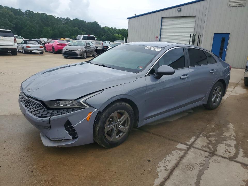 2021 Kia K5 VIN 5XXG14J28MG037949 COPART salvage auction — FRONT END, Ms - Certificate Of Title, sold $3,450 on 2026-07-23 (photo 1)