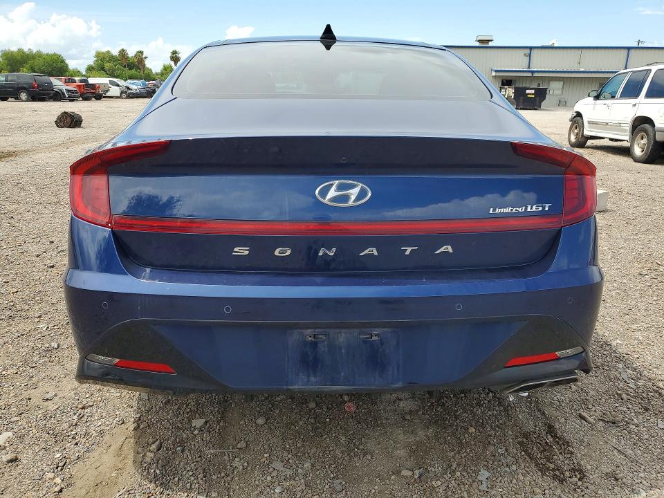 2021 Hyundai Sonata VIN 5NPEH4J26MH069953 COPART salvage auction — WATER/FLOOD, Tx - Salvage Title-Flood Damage, sold $6,100 on 2026-07-22 (photo 6)