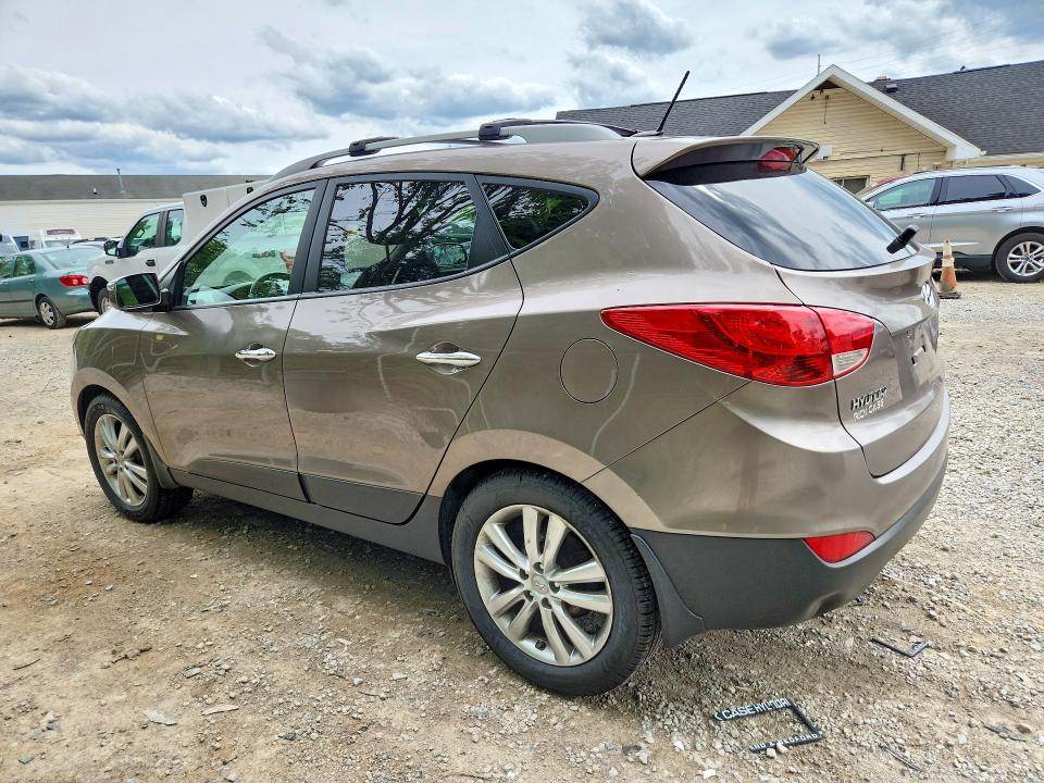 2013 Hyundai Tucson VIN KM8JUCAC3DU621147 COPART salvage auction — MECHANICAL, Oh - Certificate Of Title, sold $1,700 on 2026-07-29 (photo 2)