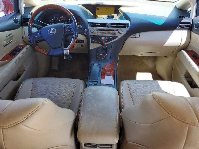 2010 Lexus Rx 350 VIN JTJZK1BA6A2002013 COPART salvage auction — REAR END, Nv - Salvage Title, sold $4,300 on 2026-07-06 (photo 8)