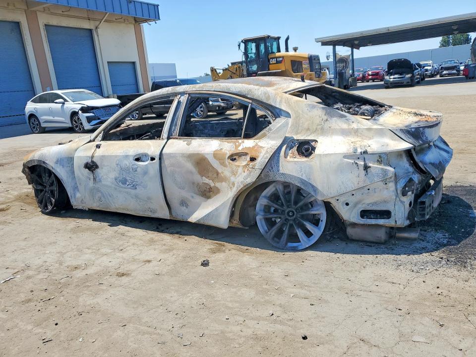 2022 Lexus Is 350 VIN JTHGZ1B26N5054940 COPART salvage auction — BURN, CA - SALVAGE CERTIFICATE, sold $10 on 2026-07-14 (photo 2)