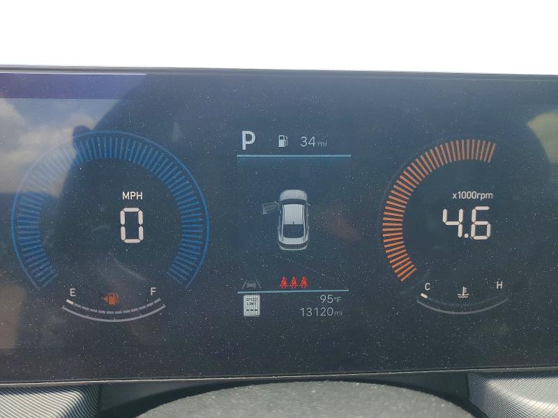 2025 Hyundai Sonata VIN KMHL64JA7SA485627 COPART salvage auction — HAIL, Tx - Certificate Of Title, sold $7,100 on 2026-07-23 (photo 9)