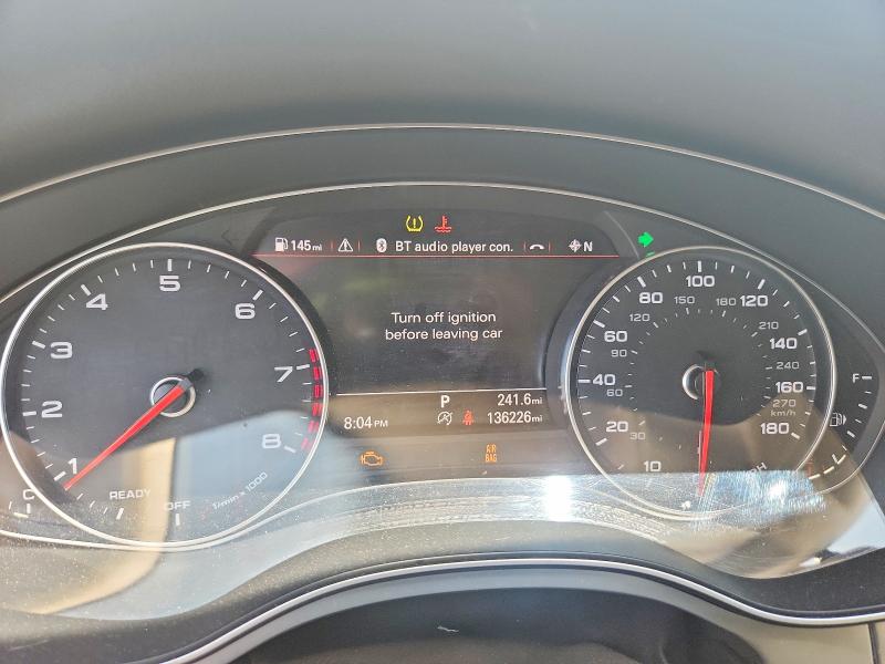 2017 Audi A6 VIN WAUD8BFC6HN115804 COPART salvage auction — FRONT END, Il - Salvage Certificate, sold $2,350 on 2026-07-30 (photo 9)
