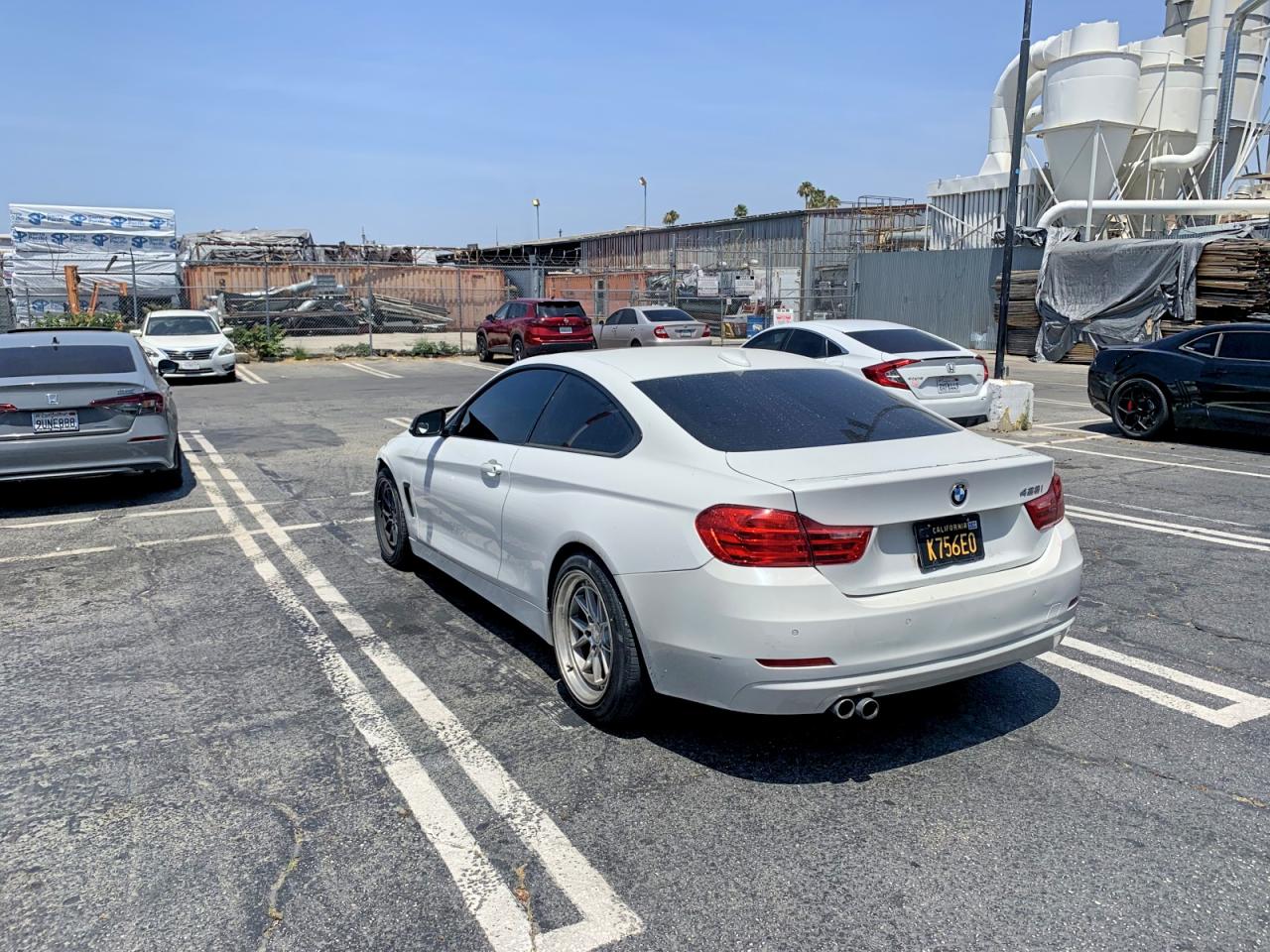 2015 BMW 4 Series VIN WBA3N7C57FK225427 COPART salvage auction — Front End, CA - DIS/DLR/EXP ONLY CLEAN TITLE (P), sold $1,050 on 2026-07-01 (photo 4)
