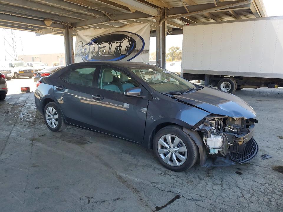 2015 Toyota VIN 5YFBURHE1FP333999 COPART salvage auction — FRONT END, Ca - Salvage Certificate, sold $5,200 on 2026-07-14 (photo 4)