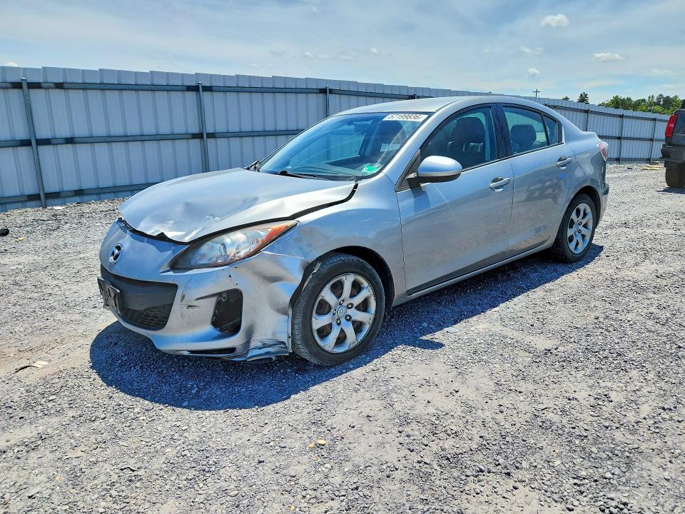 2013 Mazda 3 VIN JM1BL1TG1D1774790 COPART salvage auction — FRONT END, Va - Cert Of Title - Salvage, sold $625 on 2026-07-08 (photo 1)